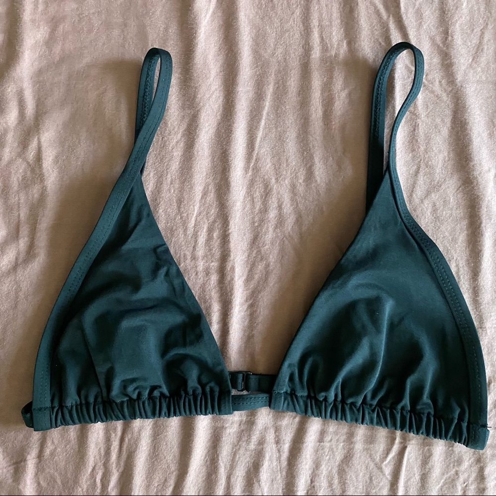 Tavik black bikini top in small